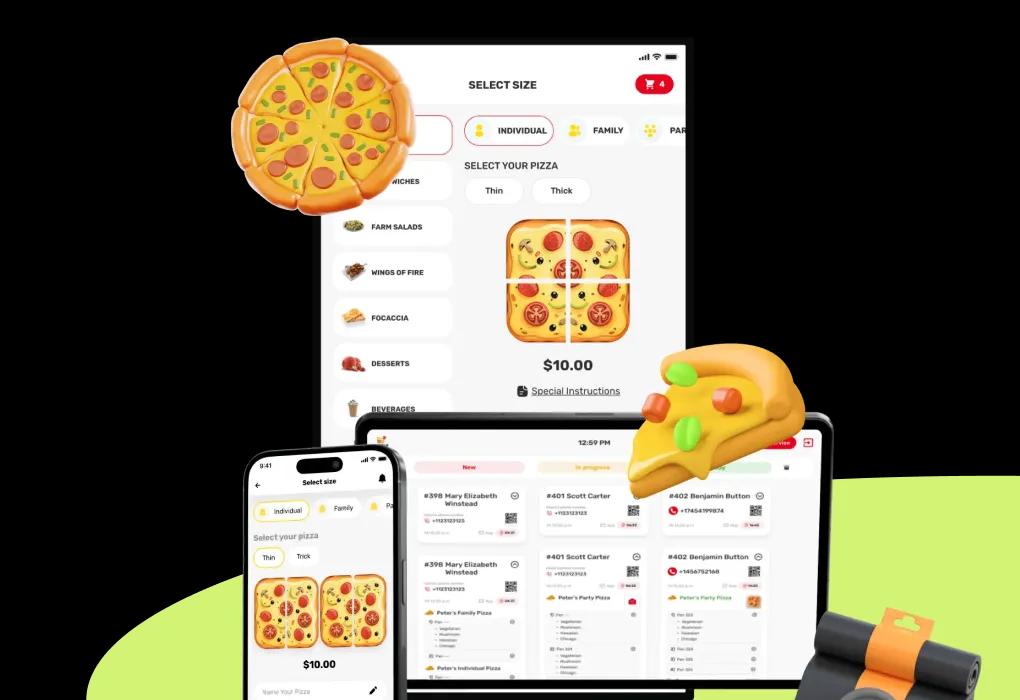 We developed a Restaurant Software Ecosystem for a Californian restaurant chain