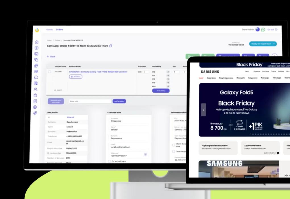 We developed a New E-commerce platform for Samsung’s retail operations in Ukraine